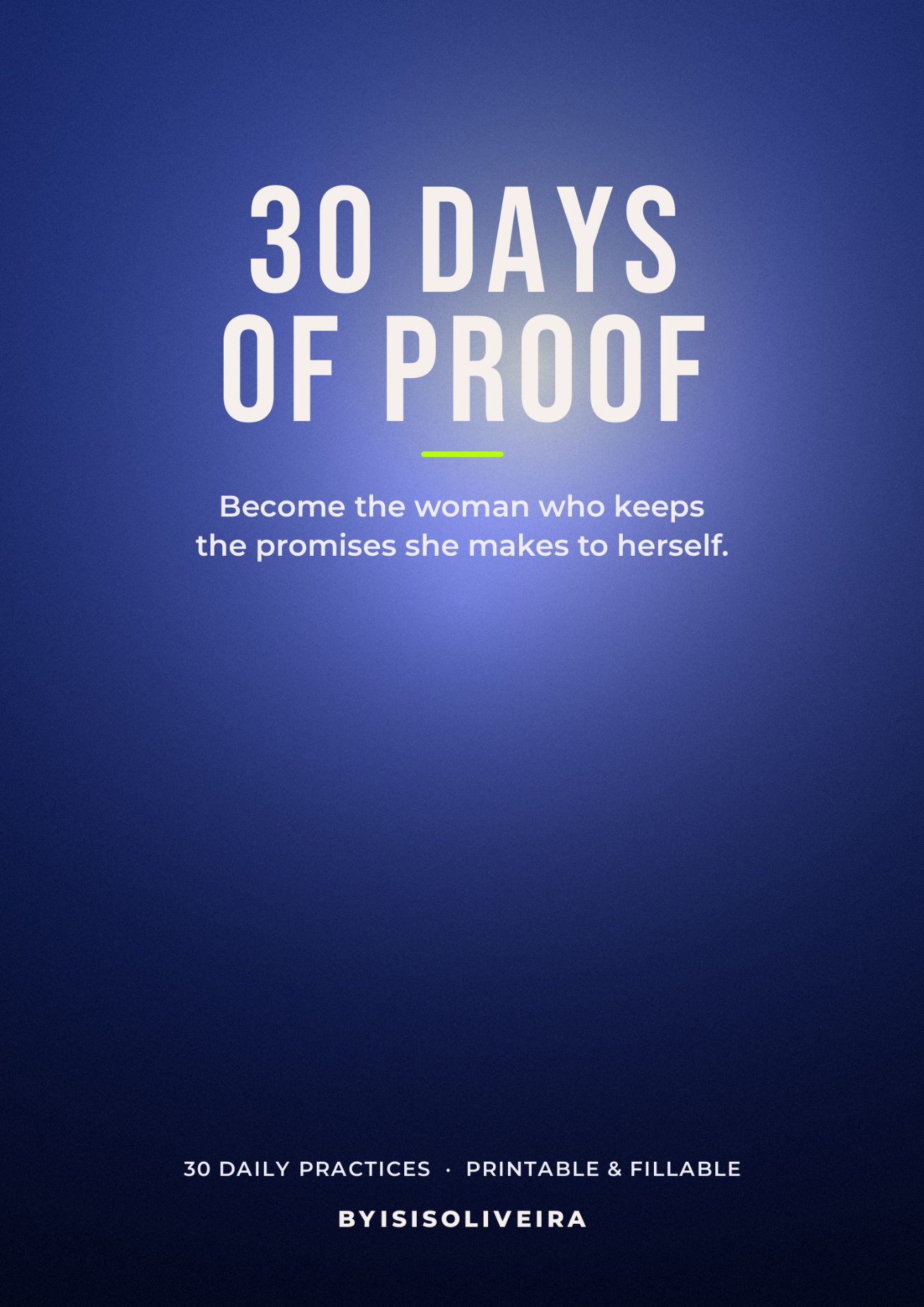 The 30 Days of Proof workbook